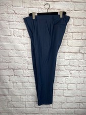 EXPRESS Mens Blue EXTRA-SLIM FIT STRETCH Business Dress Pants Slacks 34Wx28L