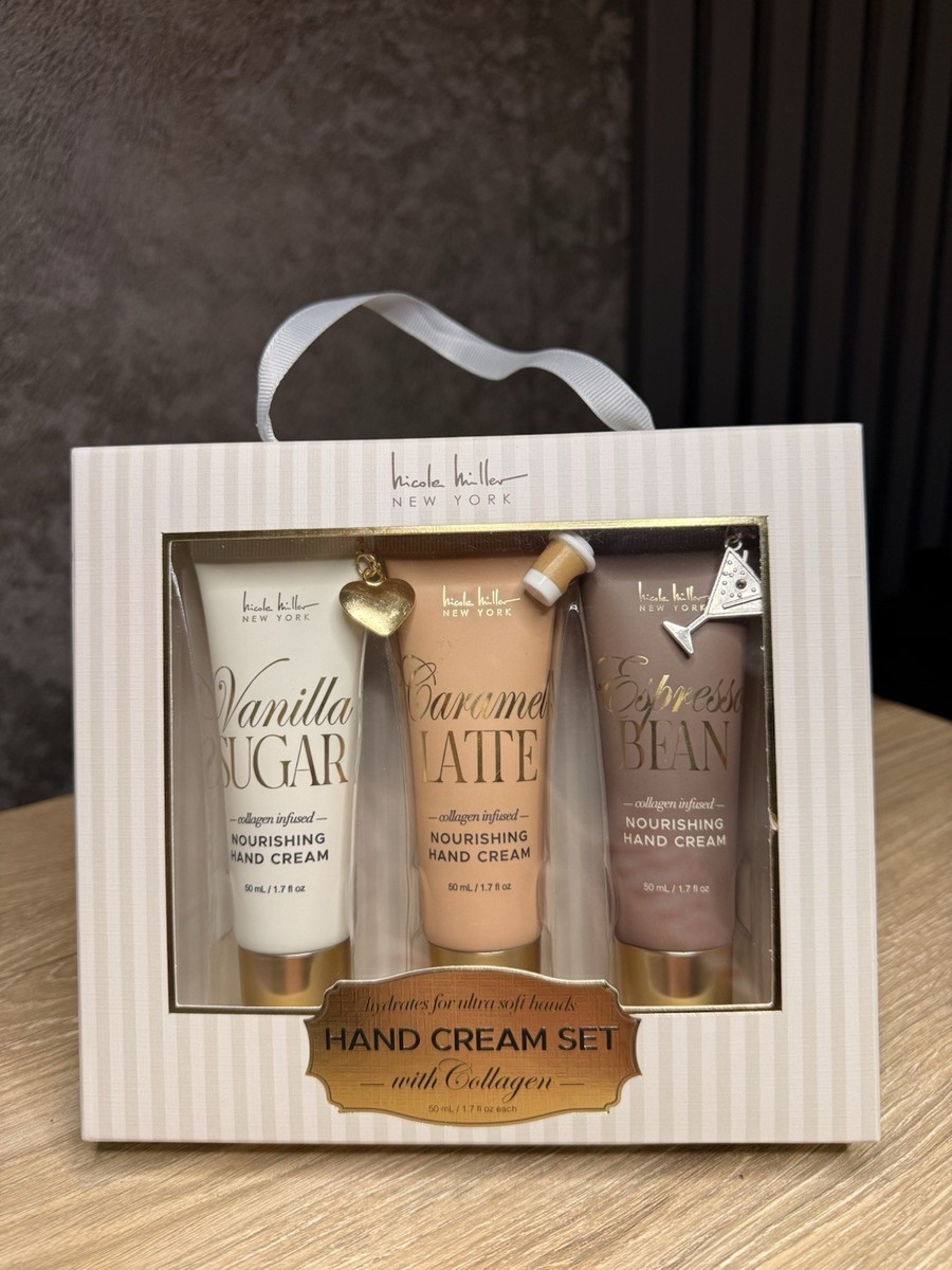 Luxurious Nicole Miller New York Hand Cream Set with Collagen | eBay