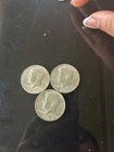 1967-1968 D Kennedy Half dollars  lot of 3  -  40% silver