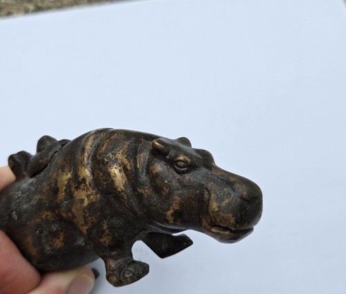 *Raro* Calamaio Ippopotamo XIX secolo (Cina/Giappone)