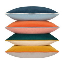 Btyrle Velvet Throw Pillow Covers 18X18 Inch Set Of 4 Decorative Velour