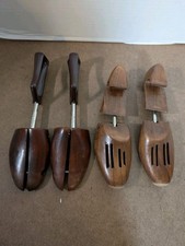 Vintage Lot of 2 Shoe Keepers by Rochester Shoe Tree Co Size Small Wood Cedar