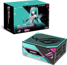 ASUS ROG Thor 1200W Hatsune Miku Edition 80 Plus Platinum ATX 3.1 Power Supply