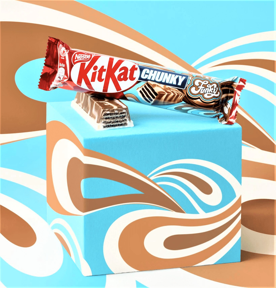 KitKat Chunky FUNKY Milk & White Chocolate Bar 40g