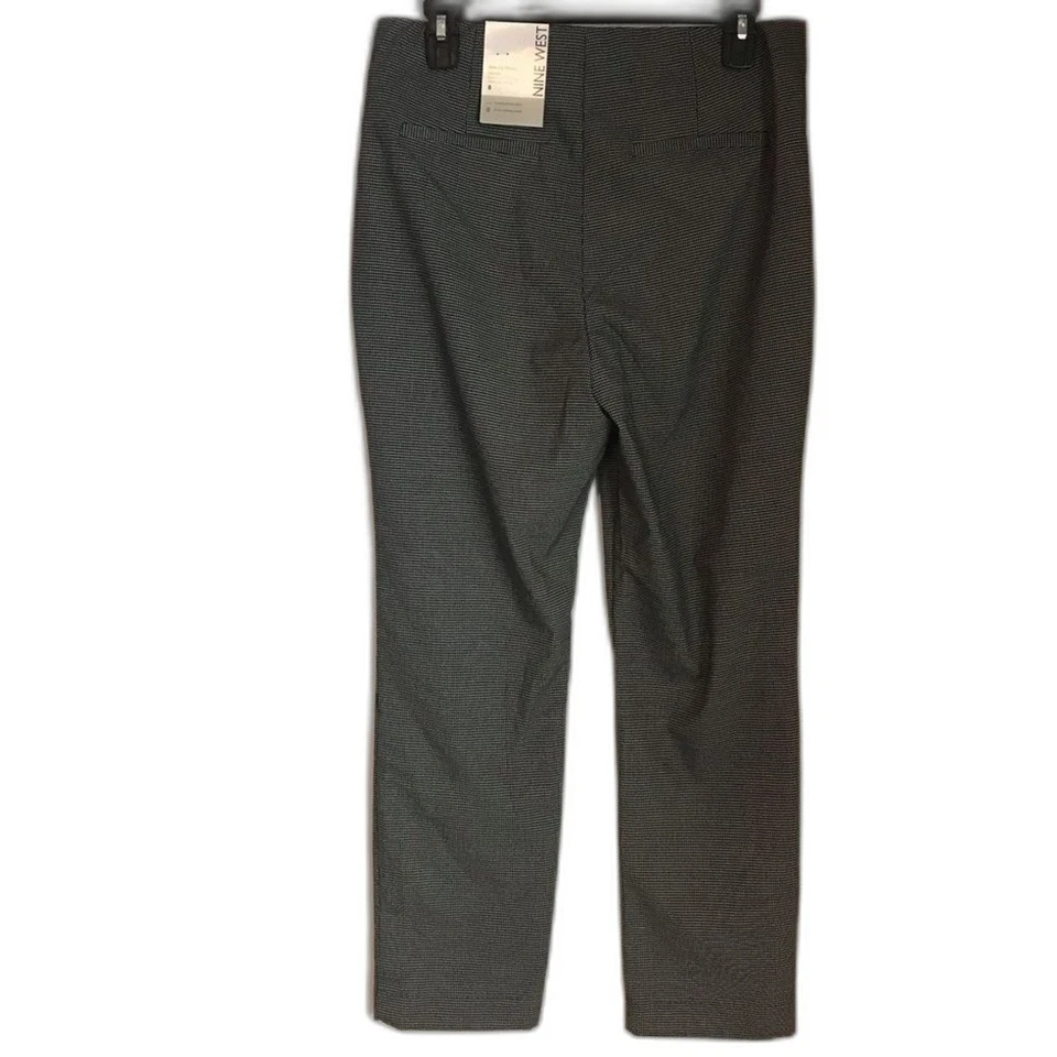 Conjunto de 2 piezas de blazer negro y pantalón blanco y negro Nine West Pantsuit para mujer talla 8 Foto 4 de 4