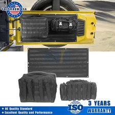Tailgate Storage Bag Tool Kit Organizer Pockets For Jeep Wrangler Jk 2007-2018 Tailgate Storage Bag Tool Kit Organizer Pockets For Jeep Wrangler Jk 2007-2018