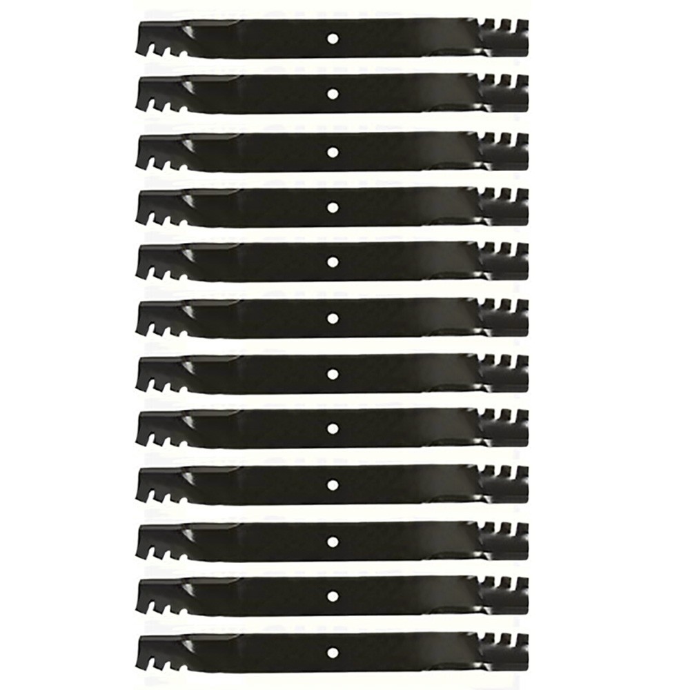 12 Pack Toothed Mulching Mower Blades Fits SCAG 72