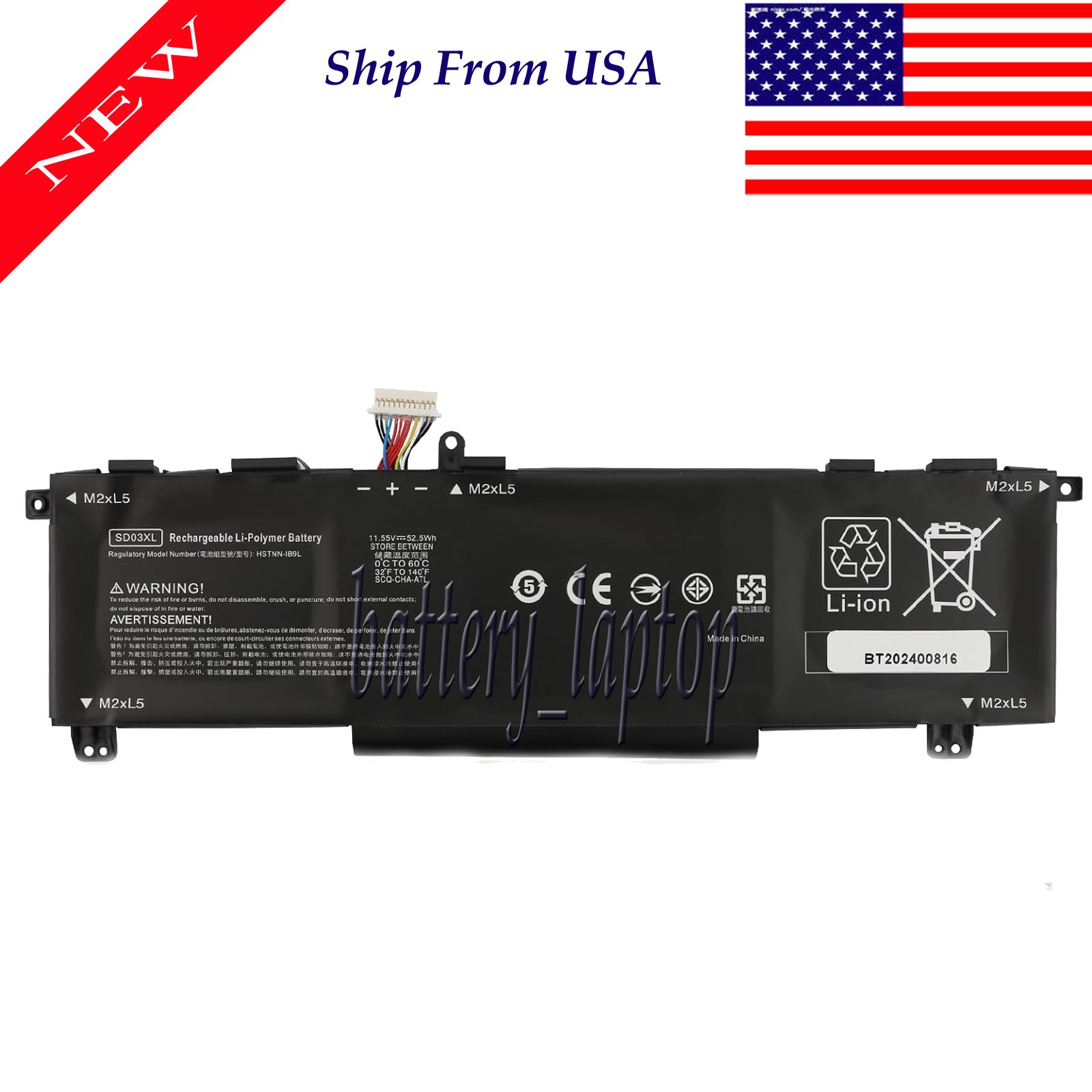 SD03XL L84394-005 Battery for HP Victus 15.6 Gaming 15-FB0000 Omen 15.6 2020