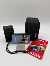 Canon PowerShot SD1100 IS Digital ELPH Camera Blue 8MP w/3x Zoom - Bundle Tested