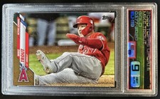 2020 Topps Update Mike Trout Gold #/2020 Angels ECG 9
