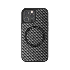 Magnetic Genuine Real Carbon Fiber Hard Cover Slim Case for iPhone 15 14 Pro Max