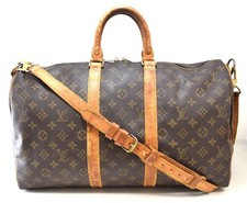 Auth Louis Vuitton Keepall  Bandouliere 45 Boston Bag Monogram M41418 LV 52474