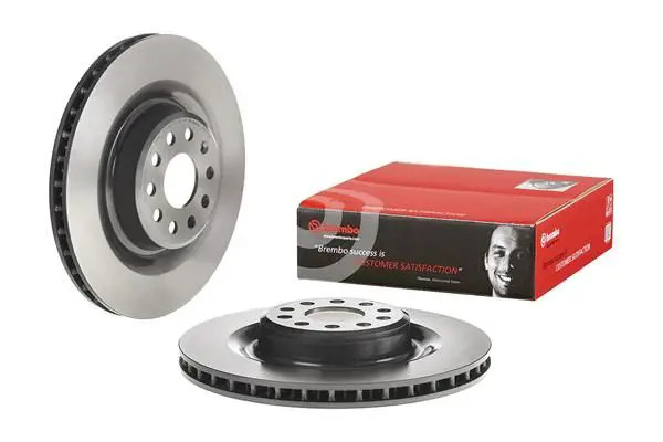 2x Brake Discs Pair Vented 365mm 09.D773.11 Brembo Prime 102763200B - Image 2