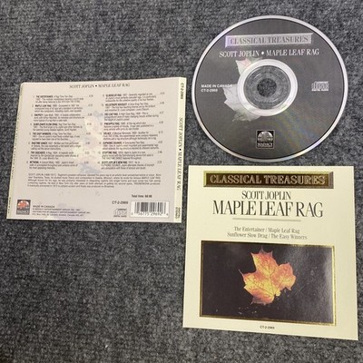 Scott Joplin Maple Leaf Rag CD Madacy Classical Entertainer FreeShip NoCase