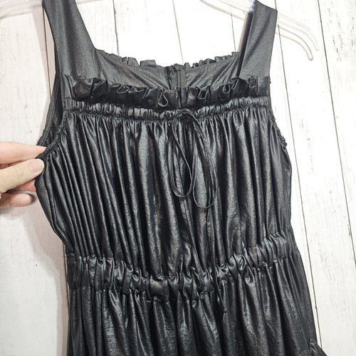 Vivienne Westwood Anglomania Black Ruffle Dress Size 38 US 2 Steampunk Academia - Picture 3 of 11