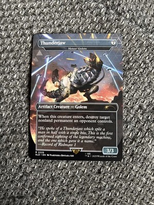 Meteor Golem Magic The Gathering Secret Lair R2225 Rare PlayStation 