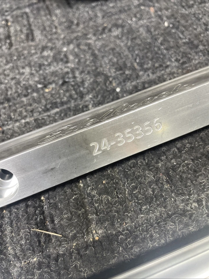 Edelbrock Aluminum Fuel Rails Small Block Chevy 24-35356 - Image 2 of 4