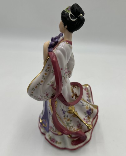 Porzellan Figur Die Iris Prinzessin von Lena Liu orientalisch asiatisch 10 Zoll - Bild 3 von 9