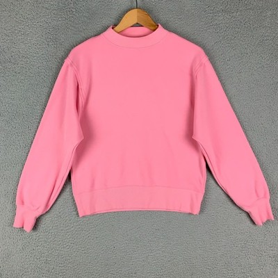 Alo Yoga Freestyle Sweatshirt Women's XS Macaron Pink Mock Neck Pullover Relaxed