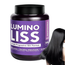 LUMINO LISS Alisado Progresivo Sin Formol 500ml Keratina Brillo Espejo NEWiS