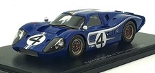 Spark 1/43 Scale S4544 - F1 Ford GT40 MkIV #4 24Hr Le Mans 1967 - Ruby/Hulme