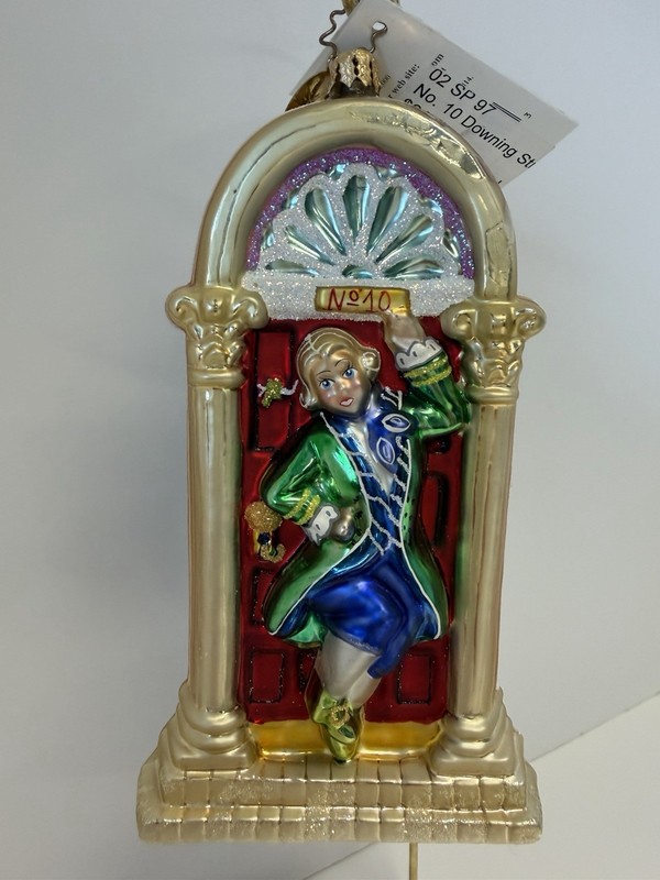 Christopher Radko Downing Street No 10 Ornament 12 Days of Christmas