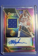 2019-20 Panini Select - Autographed Memorabilia Mark Aguirre Purple 4699 2019-20 Panini Select - Autographed Memorabilia Mark Aguirre Purple 4699