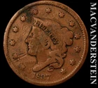 1837-P Large Cent — photo from another recent sale