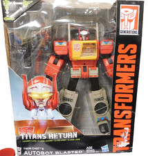Transformers Titans Return Leader Class Twin Cast & Autobot Blaster -Box Damage