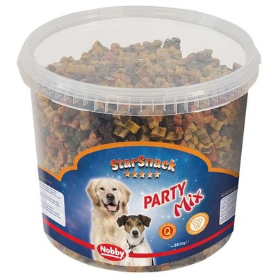 Nobby StarSnack PARTY MIX - 3500 g - weiche Leckerli - Soft-Snacks - Hundesnacks