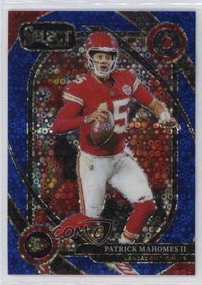 2024 Panini Select Club Level Blue Disco Prizm 7/25 Patrick Mahomes II #223 rf2