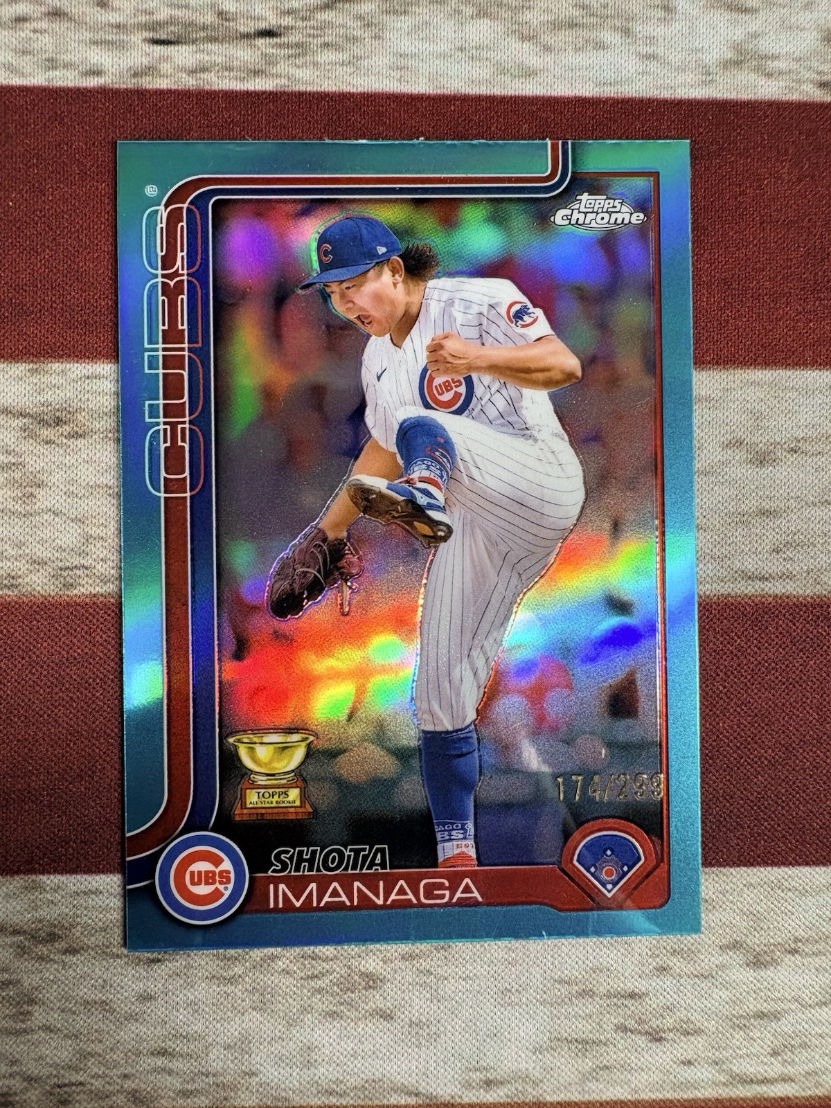 2025 Topps Chrome - Shota Imanaga #149 Aqua Lava Refractor /199