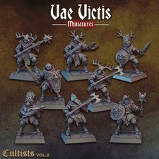 "Cultist Mutants x8 lot" Vae Victis Miniatures D D Mordheim Frostgrave Possessed