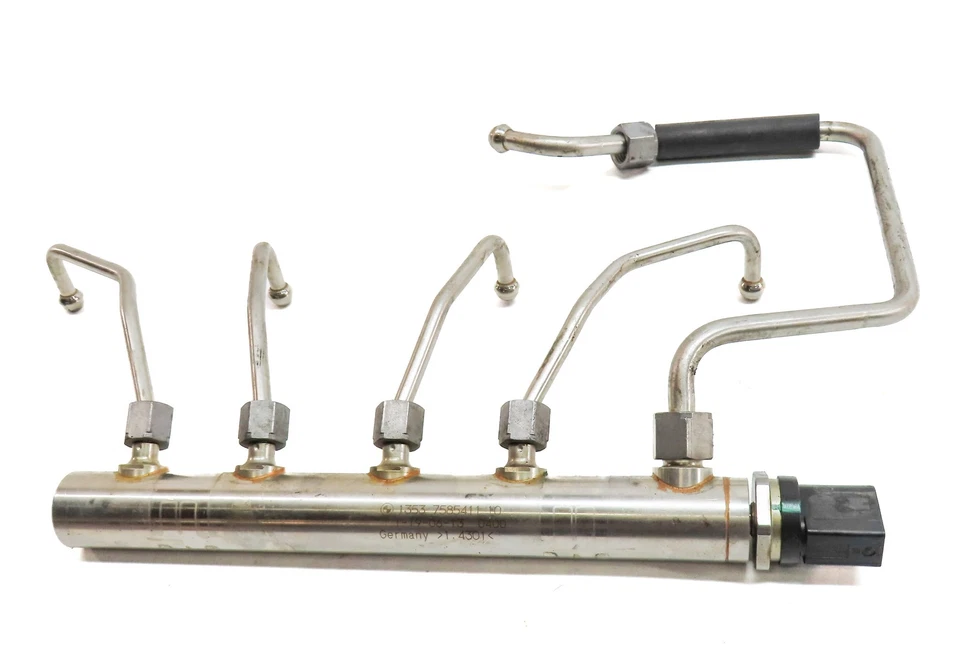 BMW 528I (F10) 2014 2,0 L (N20) motor riel inyector de combustible con líneas Foto 4 de 4