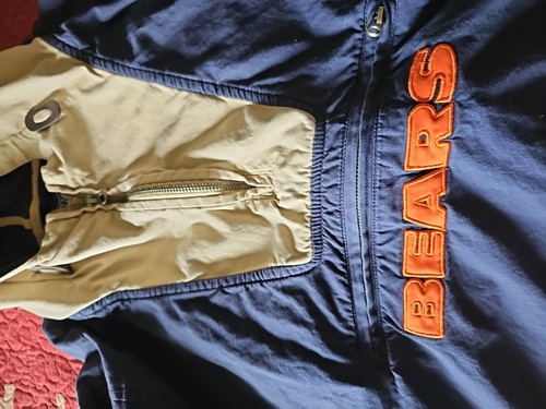 Denver Broncos G-III Sports Navy/Khaki Expedition Anorak 1/2 Zip Pullover Jacket - Picture 3 of 8