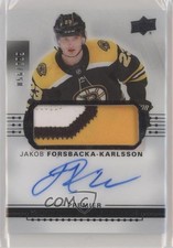 2017 Premier Acetate Rookie /299 Jakob Forsbacka-Karlsson #AR-JF Patch Auto a2v