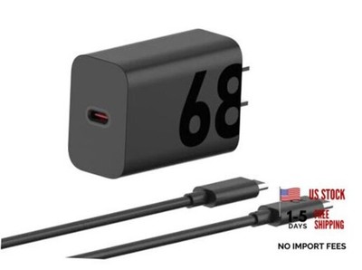TurboPower USB-C Wall Charger + 3.3ft 6.5 Amp Cable, Fastest for Moto G 68W