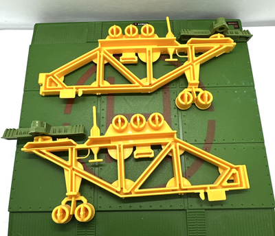 #ad #ad GI Joe The General Parts Left amp; Right Radar Rack w Radar Bars amp; Antennas $32.99