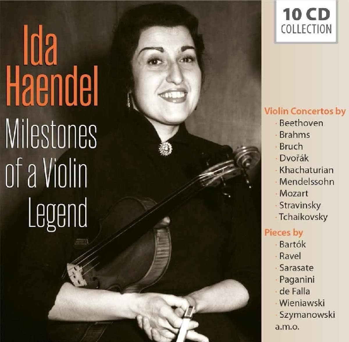 Ida Haendel Milestones Of A Violin Legend 10 CD Collection Box Set *LIKE NEW*