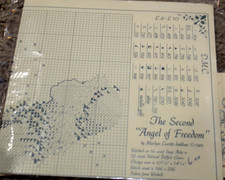 THE SECOND ANGEL OF FREEDOM Cross Stitch Pattern LL10 from Lavender  Lace