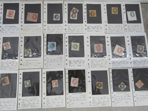 Nystamps US back book cut square stamp collection high cost m28wg
