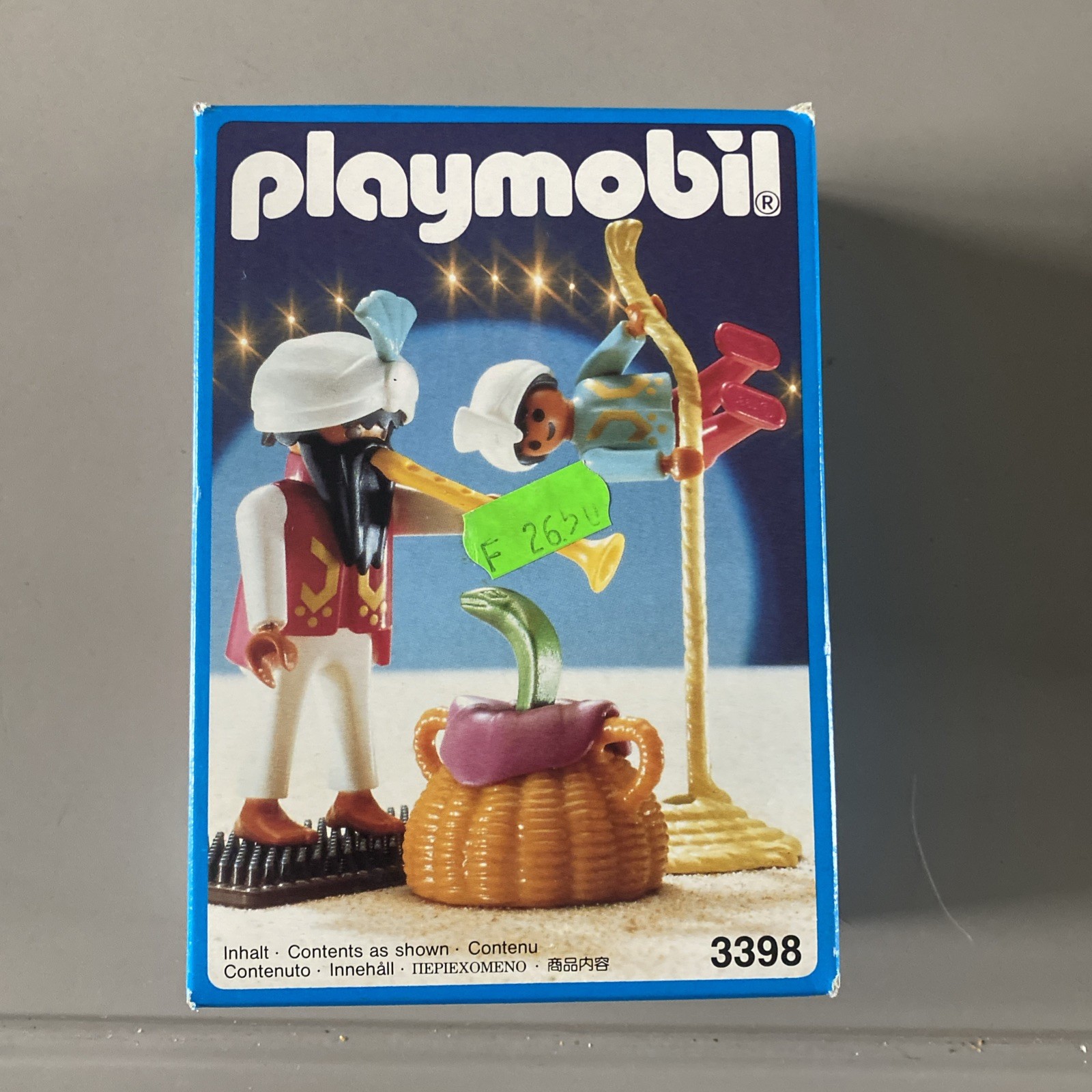 Playmobil 3398 Fakir pour compléter un diorama de cirque miniature