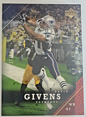2005 Upper Deck - # 111 David Givens - UD Exclusives /50