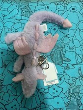 NEW Jellycat Purple Dragon Bag Charm Plush Keychain NWT Gift Toy Cute