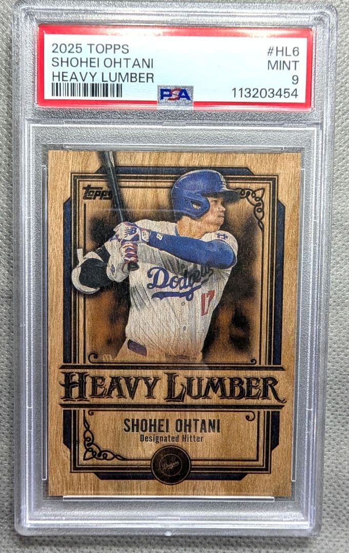 【PSA9】大谷翔平 2025 Topps Heavy Lumber #HL-6 Shohei Ohtani 2025 Topps #HL-6 Heavy Lumber /500 Price Guide