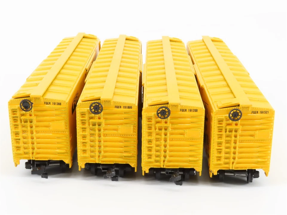 LOTE de 4 coches de caja de una sola puerta de oro macizo Athearn FGER escala HO - personalizados Foto 3 de 4