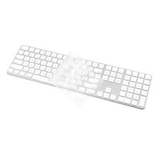 Keyboard Cover Skin for 2024 Magic Keyboard with Touch ID and Numeric Clear