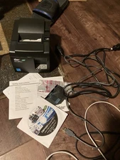 STAR MICRONICS TSP100II ECO USB THERMAL POS RECEIPT PRINTER AUTO CUT W/ CORD