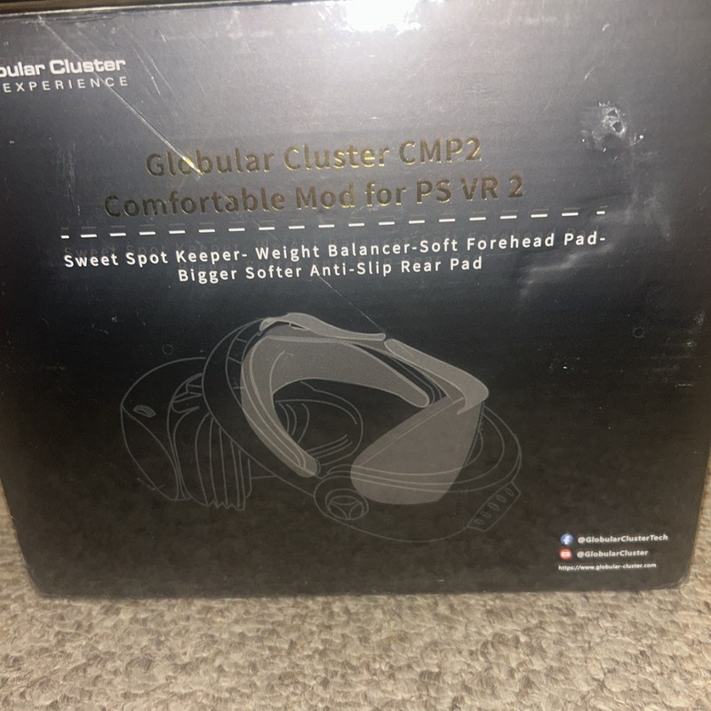 Globular Cluster CMP2 Comfortable Mod for PS VR 2 - Sweet Spot Keeper New Sealed