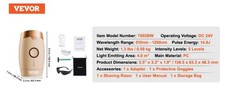 VEVOR IPL Hair Removal, Permanent Hair Removal for Women and Men